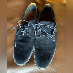 Blue men’s shoes